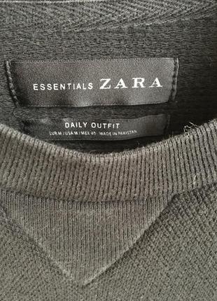 Черный свитшот zara5 фото