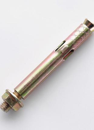 Анкер зі шкіркою і гайкою м12/16*200 цинк жовтий (ящ. 90 шт.) ...