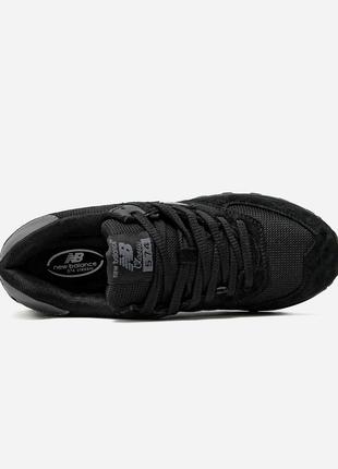 Мужские кроссовки new balance 574 black - топ качество3 фото