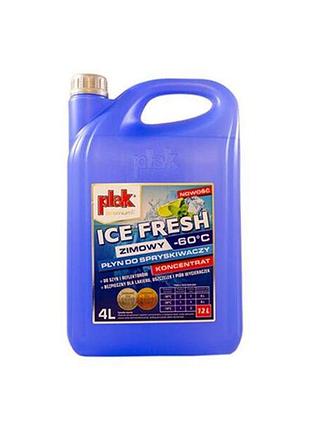 Рідини для склоомивача plak ice fresh 4l -60 °c (омивач) конце...