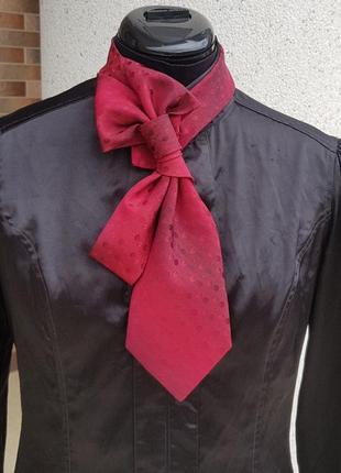 Краватка жіноча бордо