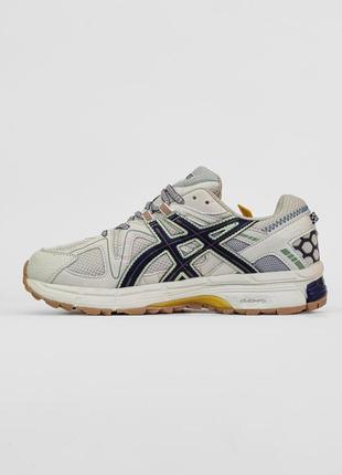 Asics gel kahana 8 yellow/blue3 фото