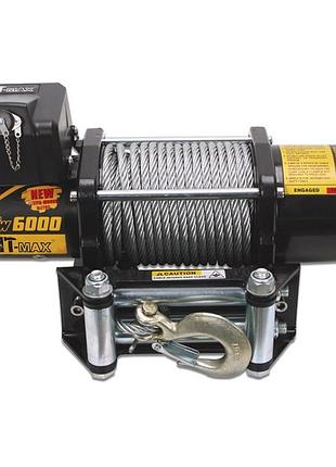 Лебедка t-max ew-6000 12v/2,7т new improved off road series