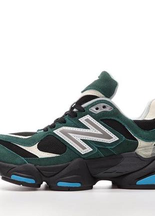 Женские замшевые кроссовки new balance 9060 black green консульт 9060 налёжка3 фото