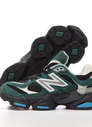 Женские замшевые кроссовки new balance 9060 black green консульт 9060 налёжка5 фото