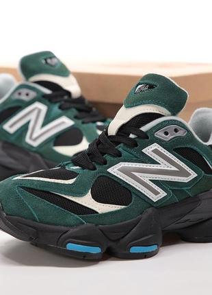 Женские замшевые кроссовки new balance 9060 black green консульт 9060 налёжка7 фото