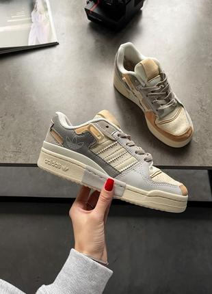 Кроссовки adidas forum beige ginder