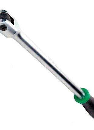 Вороток із шарніром 1/2" l380 мм із гумовою ручкою, cfka1615 t...