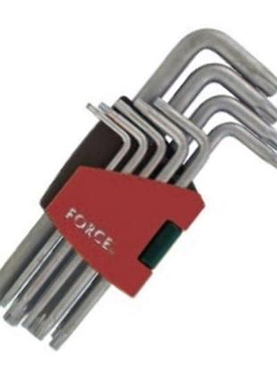 Набір ключів торкс довжин. г-обр. 9 пр. (т10-т50) (5098l force)