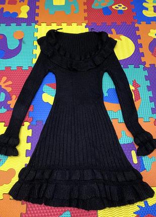 Платье теплое