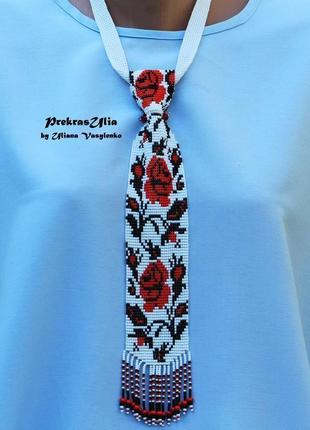 Женская галстук розы