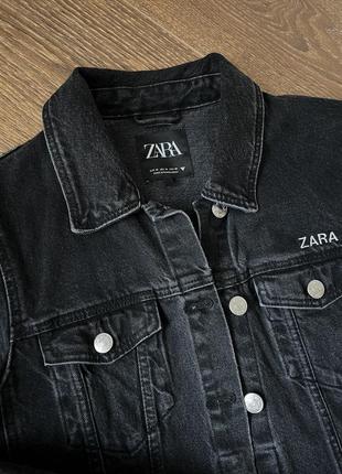 Джинсовая куртка zara2 фото