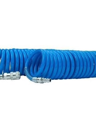 Шланг спіральний поліуретановий 6.5х10 мм, 10 м із б/раз. соед...