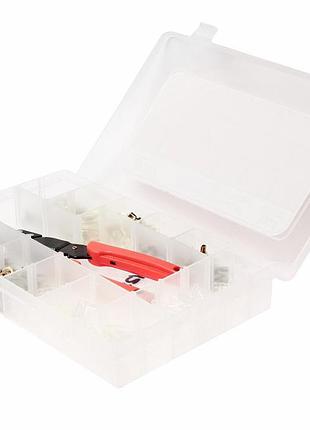 Комплект автомобільних клем неізольованих + обтискання 551 шт....