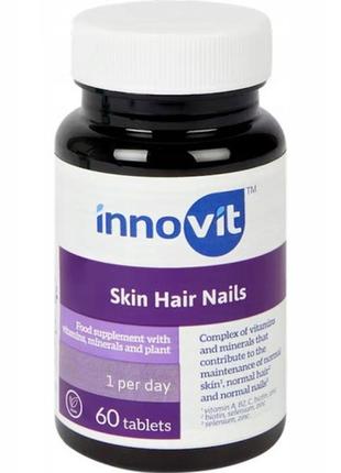 Добавка innovit skin hair nails для забезпечення підтримки шкі...