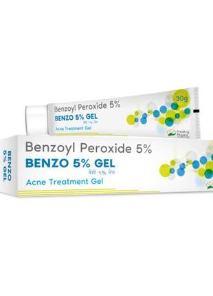 Benzoyl peroxide gel 5% перекис бензоїлу 5% індія