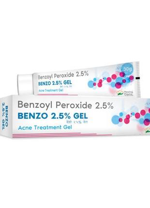 Benzoyl peroxide gel 2,5% перекис бензоїлу 2,5% індія