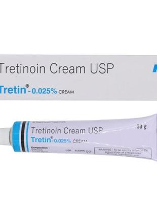 Tretinoin cream 0.025% h&h; (крем з третиноїном) 30г
