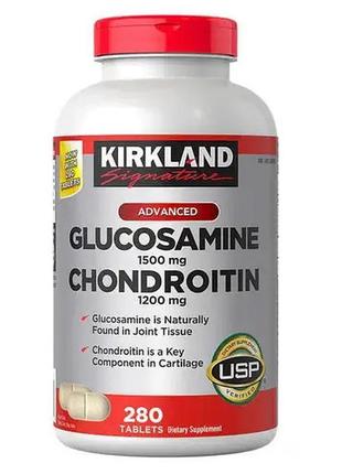 Kirkland глюкозамін з хондроїтином, 280 шт