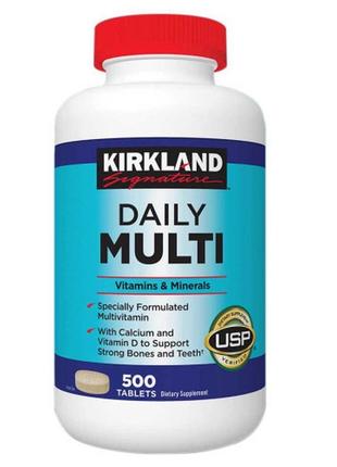 Kirkland daily multi загальнозміцнюючий повний комплекс вітамі...