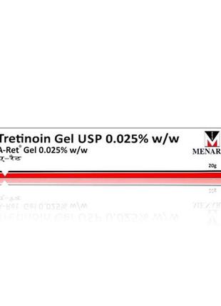 Третиноїн гель від прищів 0,025% tretinoin gel menarini 0,025%...