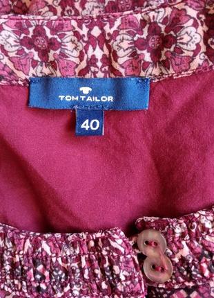 Милое шифоновое платье на подкладке tom tailor3 фото