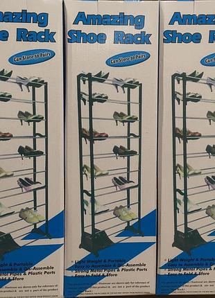 Полиця для взуття amazing shoe rack на 30 пар10 фото