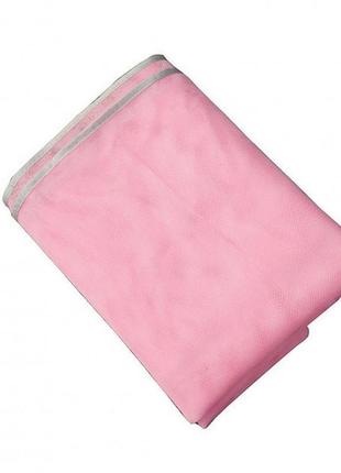 Пляжний килимок анти-пісок sand-free mat 2х2 м рожевий