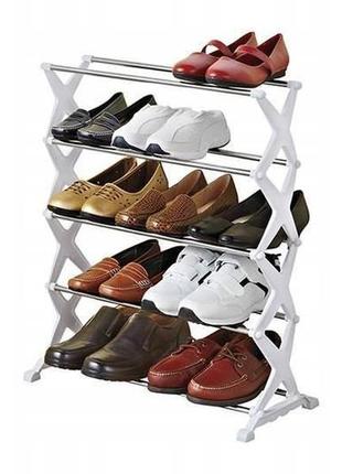 Полиця для взуття shoe rack 5 tier на 15 пар