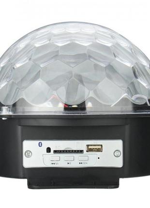 Світлодіодний диско куля led crystall magic ball light з пультом
