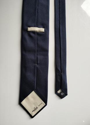 Класично синя краватка галстук van laack2 фото