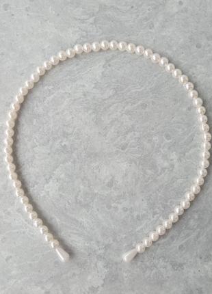 Ніжний обруч із перлами.1 фото