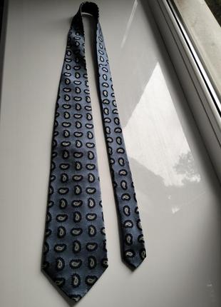 Синий голубой галстук галстук breuer3 фото