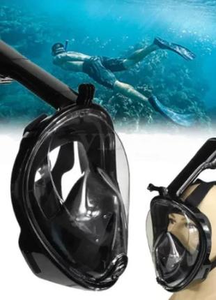 Інноваційна маска s\m для снорклінга підводного плавання easyb...