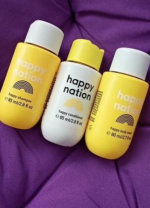 Тревел набор victorias secret happy nation ttrevel pack