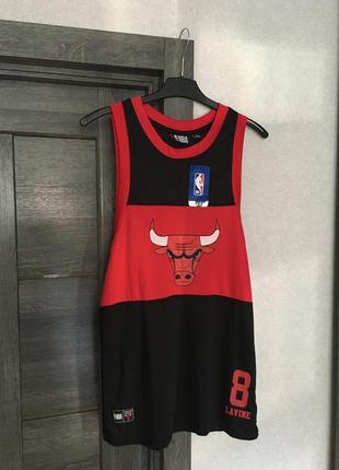 Chicago bulls nba lavine баскетбольная майка