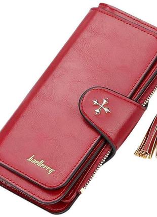 Жіночий гаманець baellerry n2341 cherry, портмоне колір бордов...
