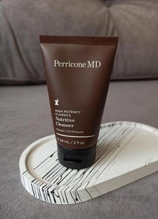 Високоефективний живильний очищувальний гель для обличчя perricone md nutritive cleanser 59 мл