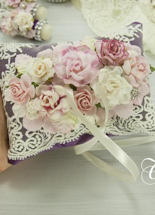 Весільний набір фіолетовий / рожевий набір для весілля / чорничний набір для весілля3 фото