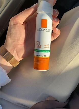 La roche-posay anthelios invisible спрей для обличчя spf50+