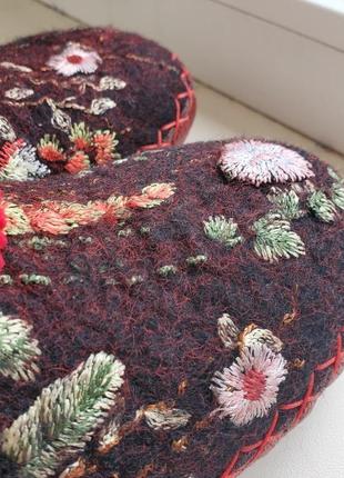 Войлочные женские тапки " gloria"7 фото