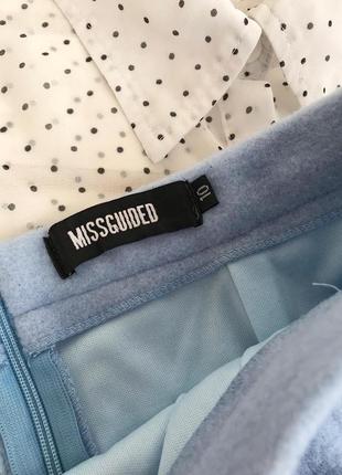 Небесная утеплённая юбка missguided2 фото