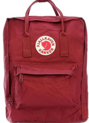 Рюкзак kanken fjallraven classic бордовий