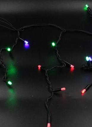 Вулична гірлянда бахрома xmas m-2 led 120 3.3 line short curta...3 фото