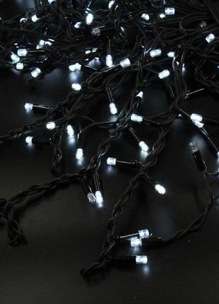 Вулична гірлянда бахрома xmas 150 led w-bl 3.3 line short curt...