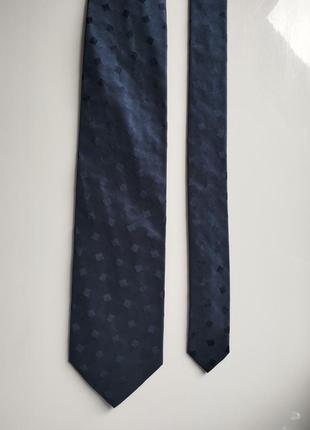 Синя класична краватка галстук hugo boss1 фото