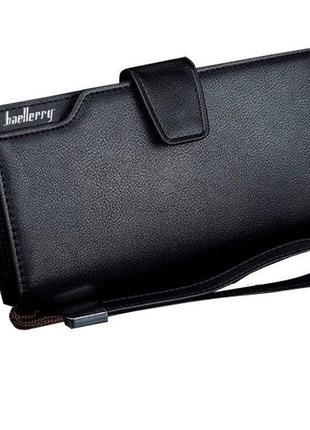 Чоловічий гаманець, портмоне baellerry 1063 black, business
