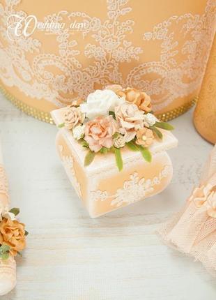 Свадебный набор персиковый / набор для свадьбы2 фото