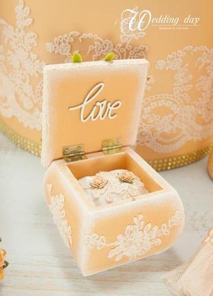 Свадебный набор персиковый / набор для свадьбы3 фото