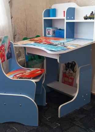 Детский письменный столик парта стульчик